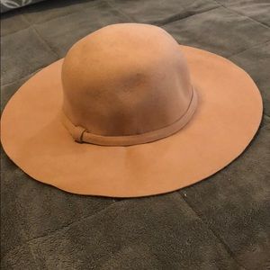 Tan Floppy brim fedora